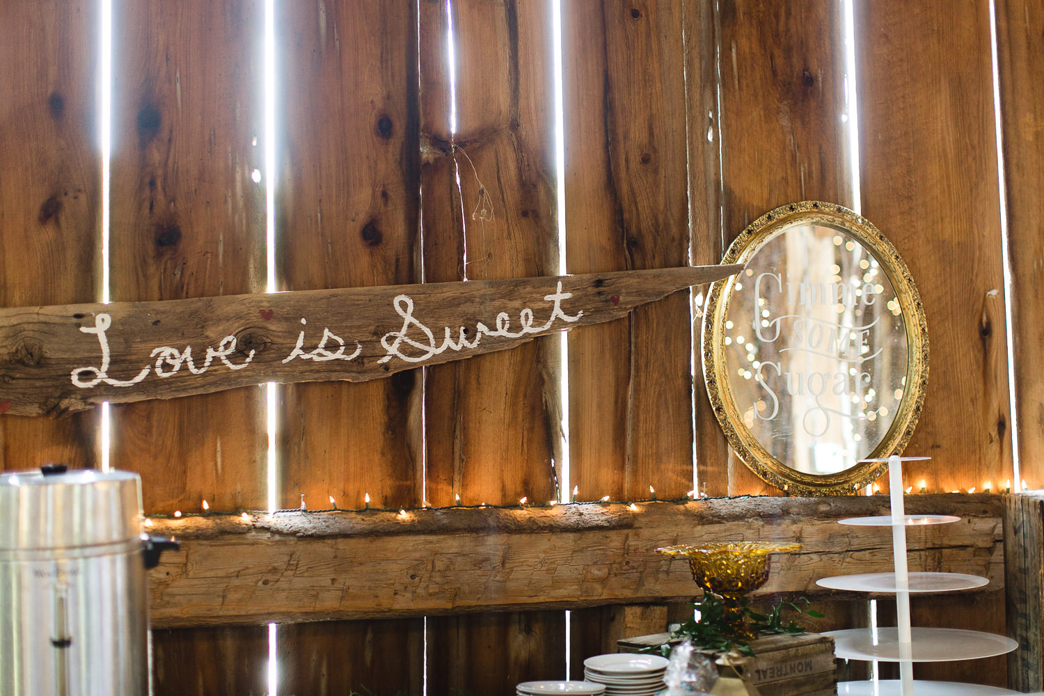 century barn wedding reception