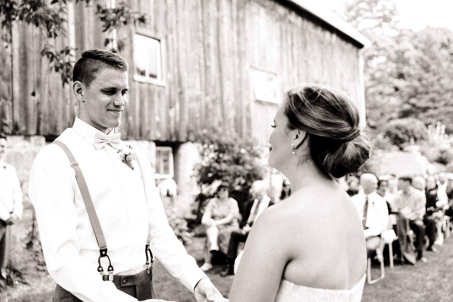 century barn wedding ceremony cavan