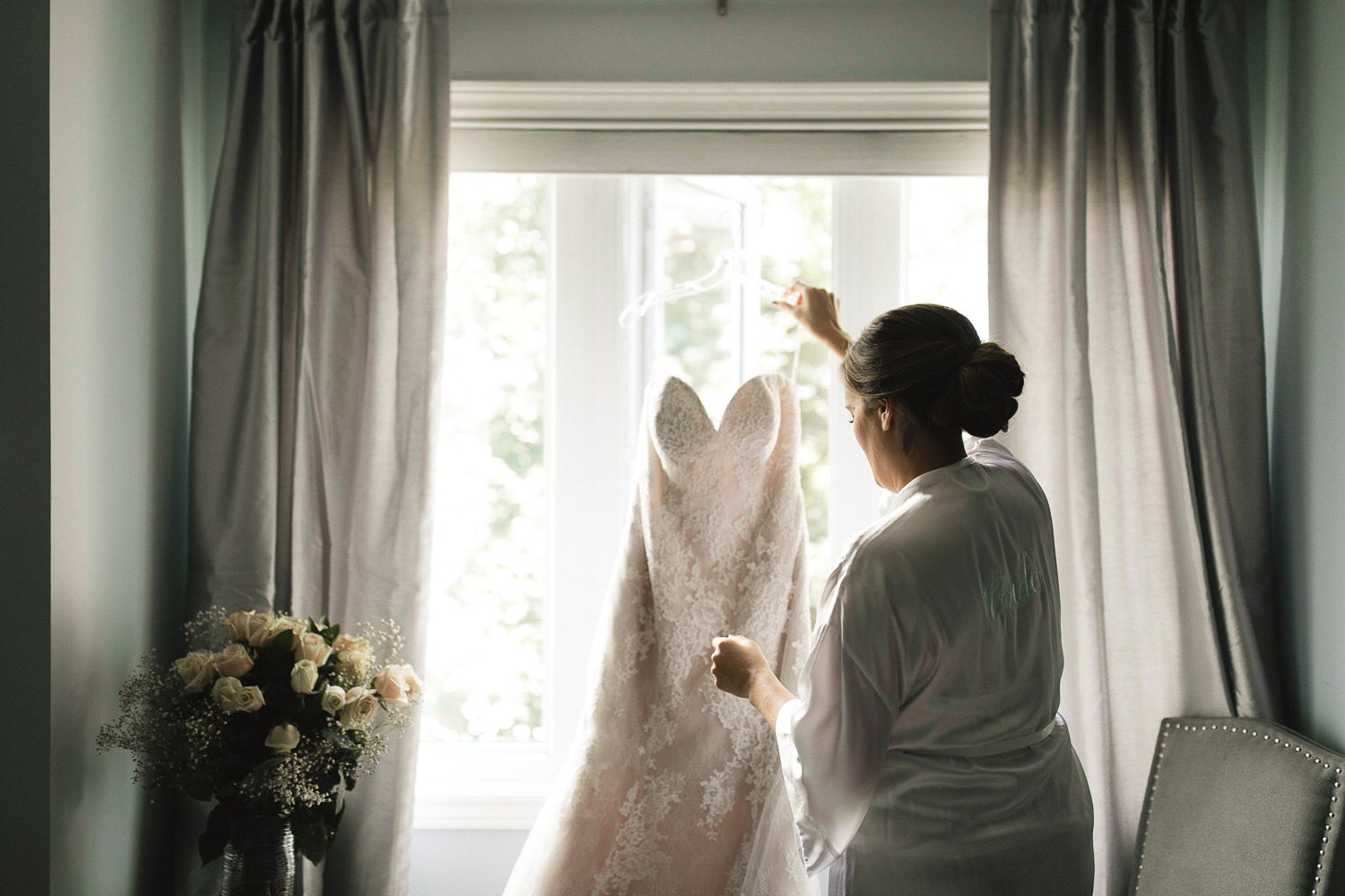 bride getting ready peterborough