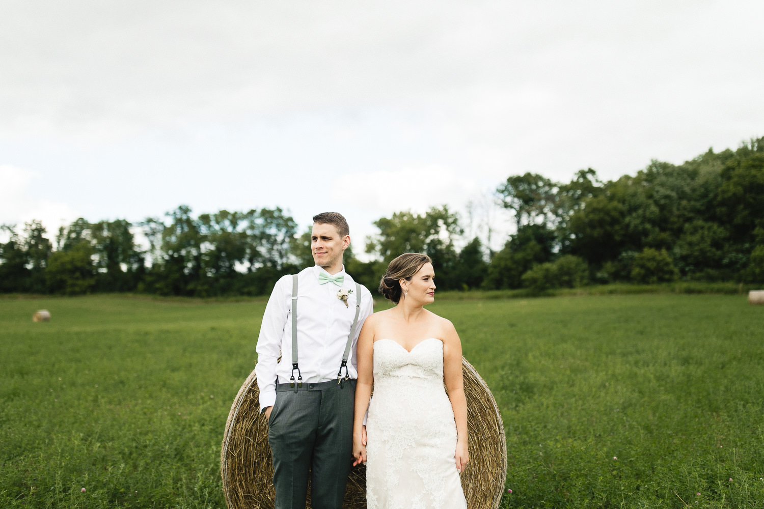 bride and groom portraits century barns