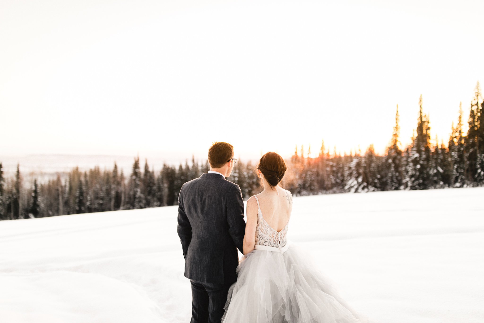 sunset wedding photos fairbanks alaska