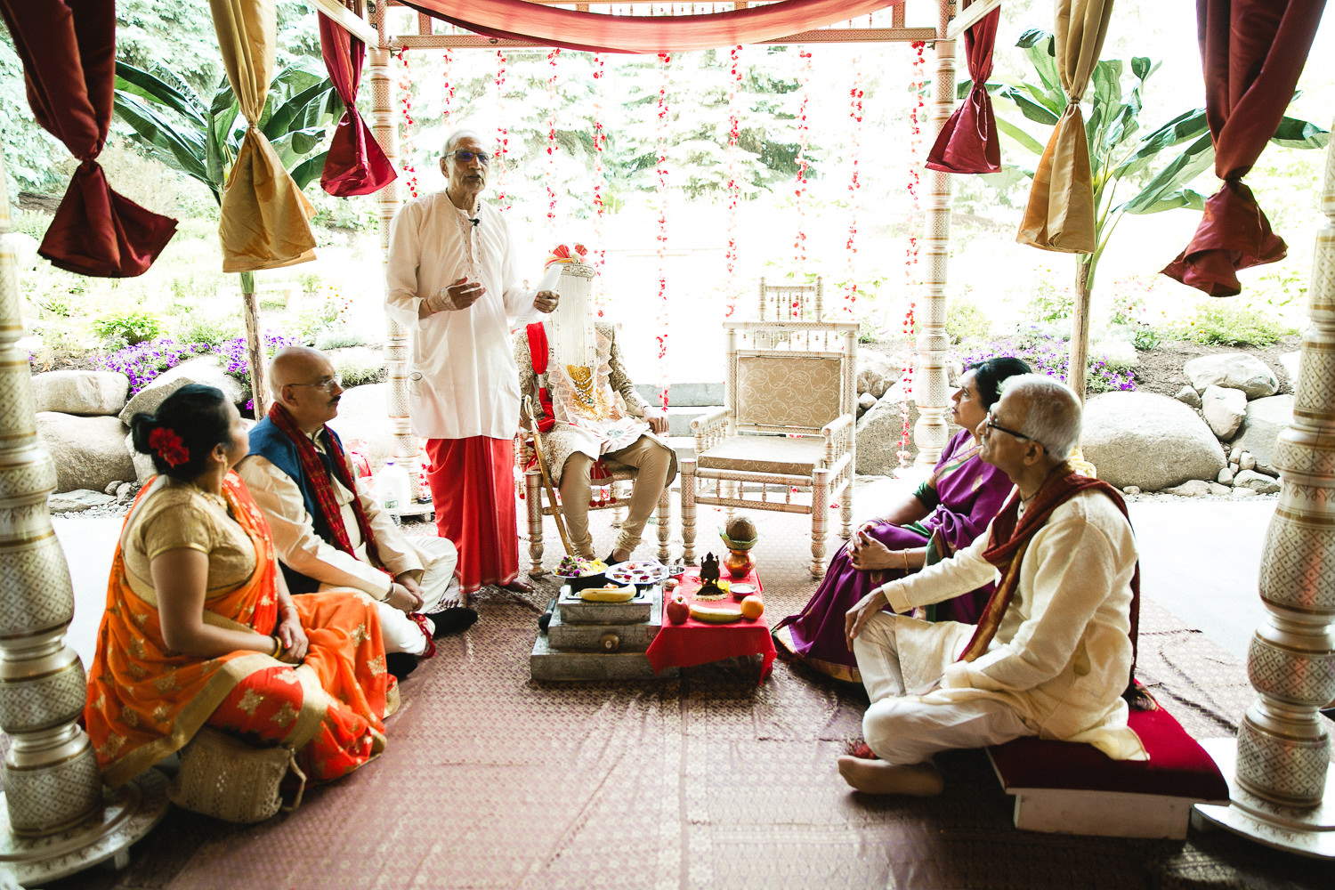 indian golf course wedding