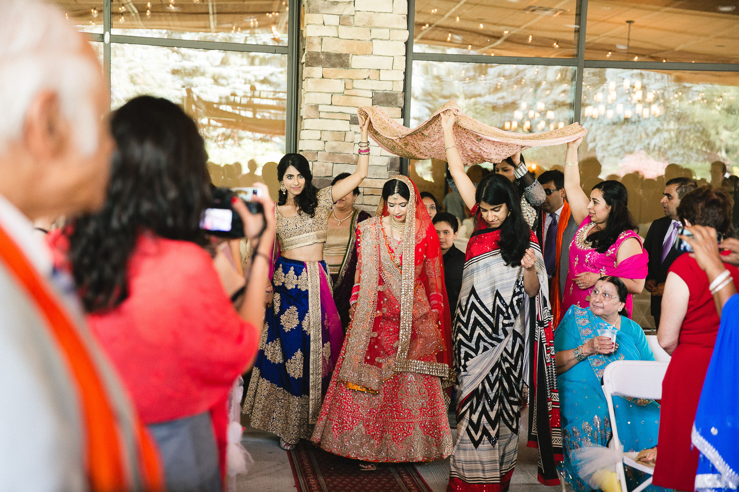 indian golf course wedding