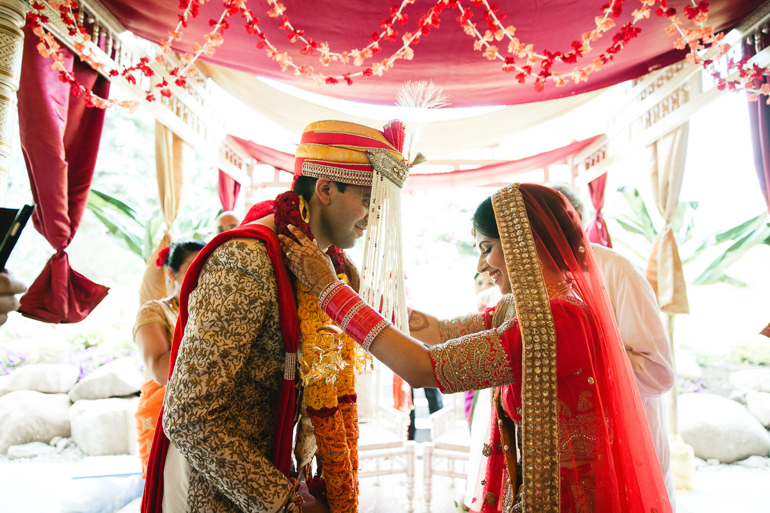 indian golf course wedding